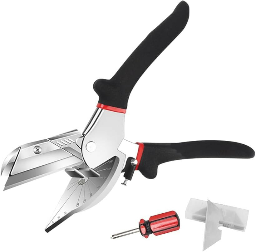 モールカッター ユニバーサルカッター マルチアングル プラスチックカッター プラ板 角度調整可能 替刃付属