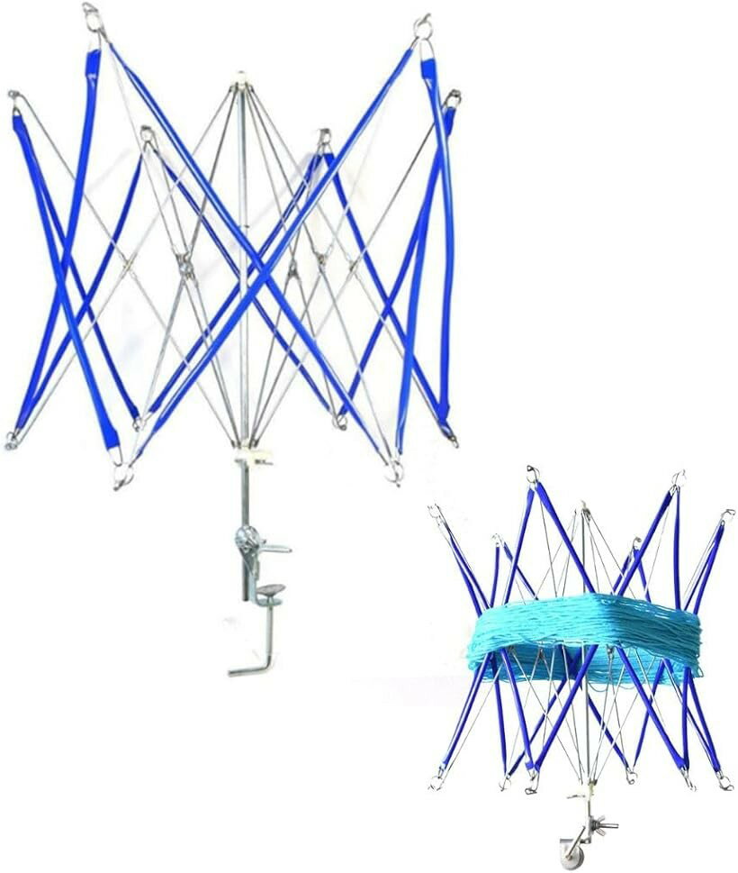 【楽天ランキング1位入賞】かせくり器 玉巻き 糸巻き 折りたたみ式 手芸 毛糸 編み物道具 折りたたみ式ツール 手芸用品