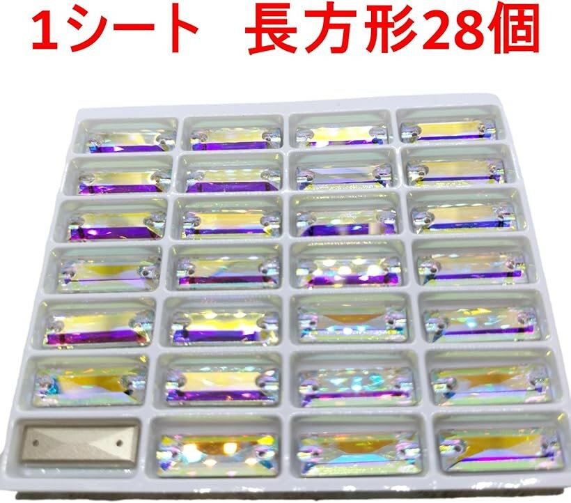 �ϥ������ AB �ù� Ĺ���� �������� ���ꥹ���� ���㡼�� 2�� ��� ���� DIY �ѡ��� A5��� A6��� ���饹�ӥ����塼 ���饹���ȡ��� (Ĺ������������6x18mm28��)
