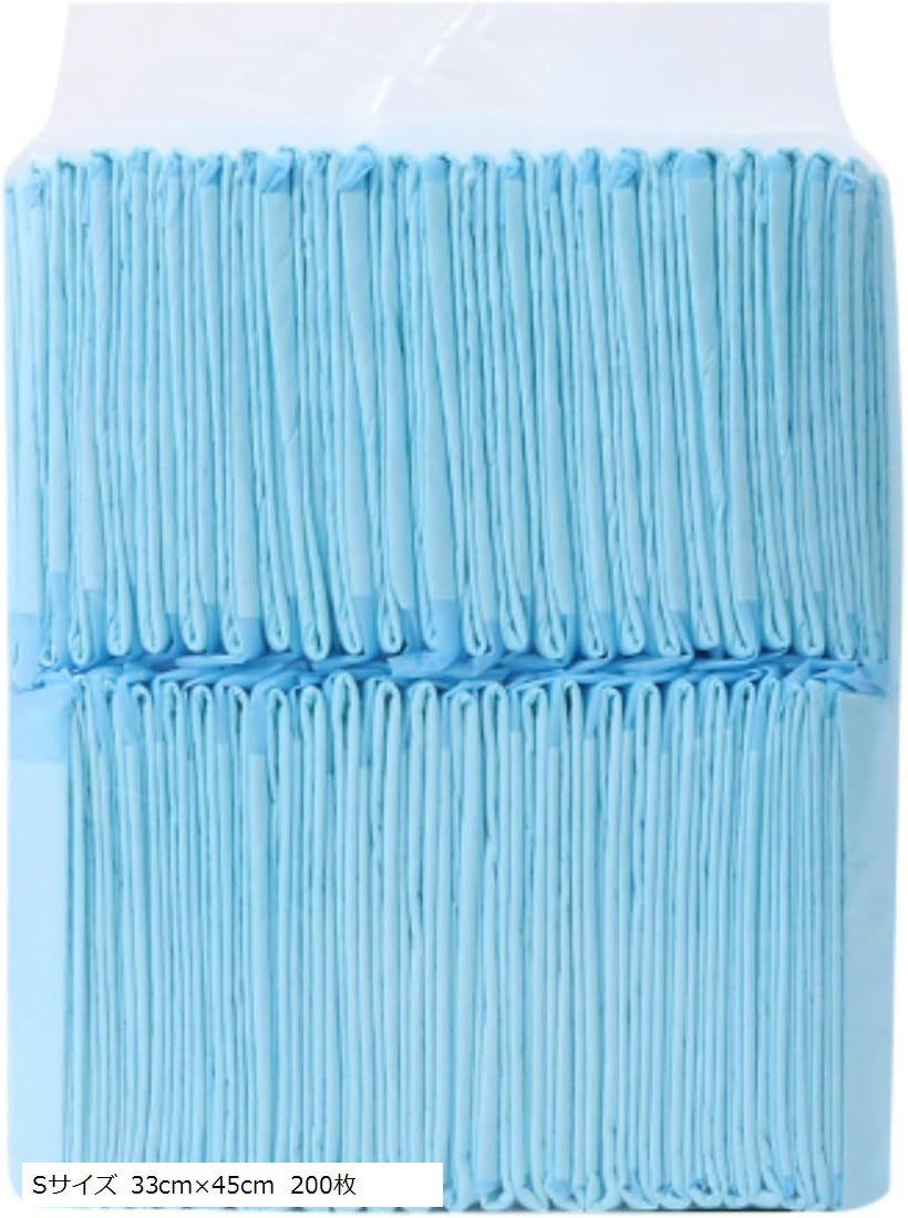 ペットシーツ ワイド おしっこシート 猫 トイレシート 犬 抗菌 (Sサイズ 33cmx45cm 200枚)