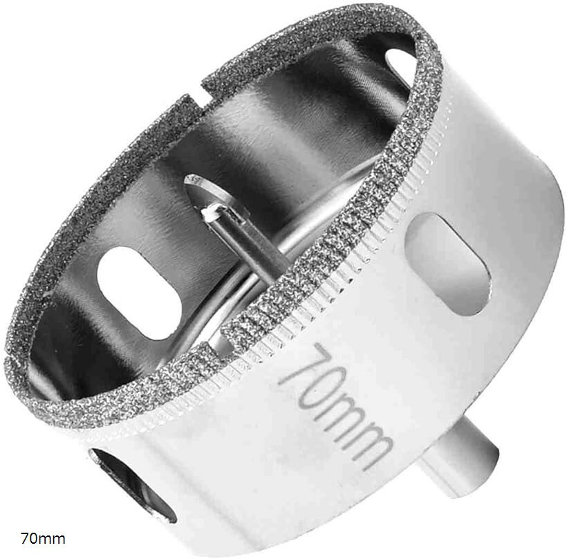 陶器・ガラス・大理石・レンガ・植木鉢に穴あけ ダイヤモンドホールソー センタードリル付き ガイド 陶..