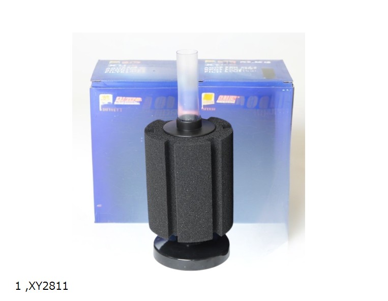XY-2811 バイオ スポンジ フィルター 水槽個 アクアリウム用 水質 60～220L (ブラック, XY2811)
