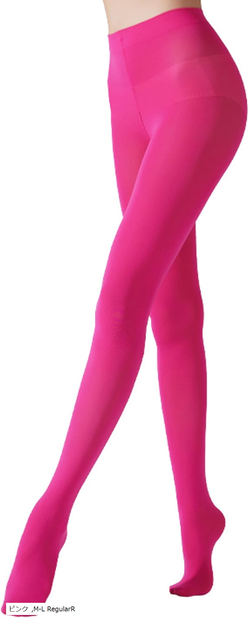 カラー パンスト かわいい レディース 無地 カラフル パンティー ストッキング セクシー レギンス タイツ ファッション スパッツ (ピンク, M-L RegularR)