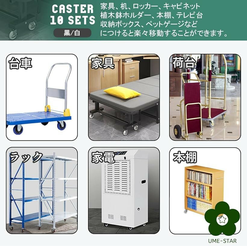 �ץ졼�ȼ����㥹���� ������ ���ط� 25mm �ߥ˥��㥹���� ���� 360�� �ȶ��ư ����ѥ��� 10�� (�֥�å�)