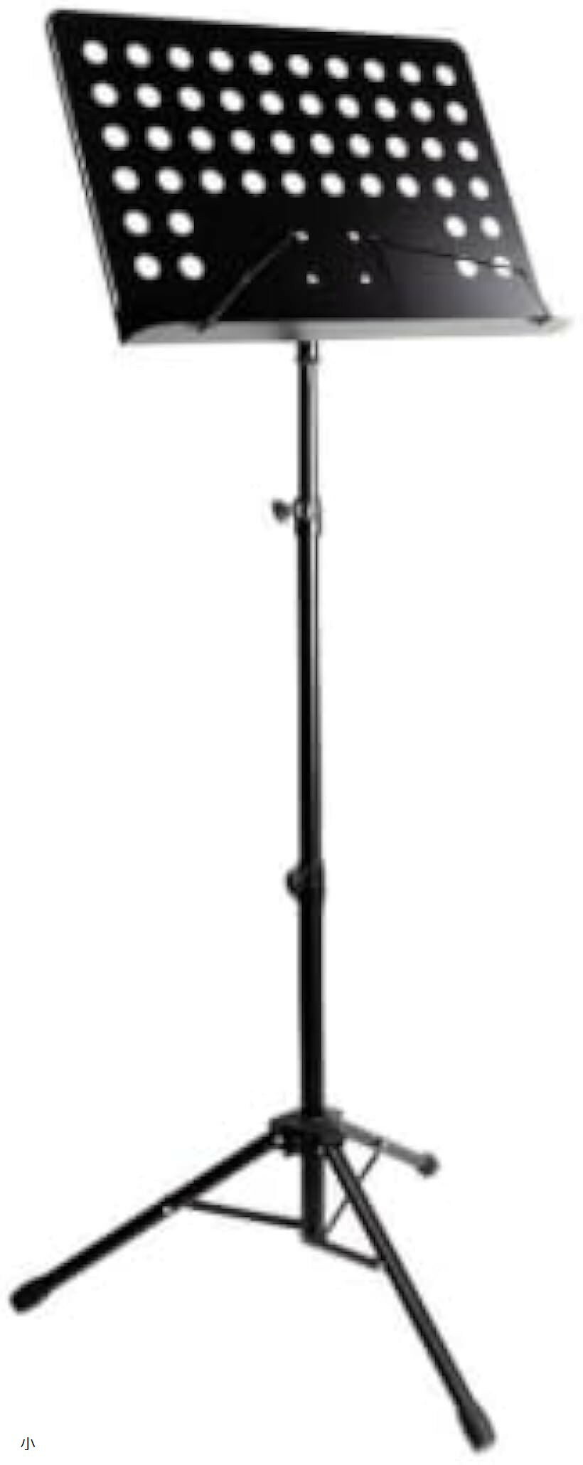 譜面台 スタンド 高さ調整 折りたたみ ポータブル 楽譜立て ミュージックスタンド 簡単組み立て (ブラック, 小)