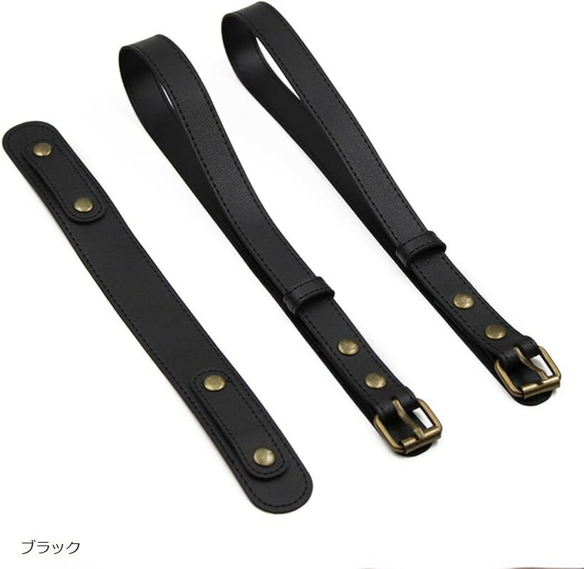 ブランケットホルダー ストラップ マット キャリー 持ち運び レジャーシート アウトドア キャンプ 収納 (ブラック)