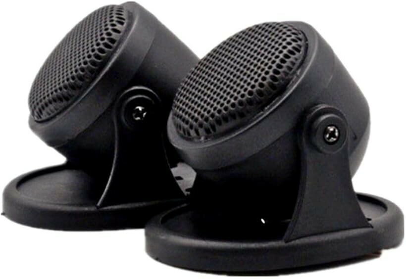 車 スピーカー 汎用 カーオーディオ ツイーター サブウーファー コンパクト 2個セット ドライブ アクセ..