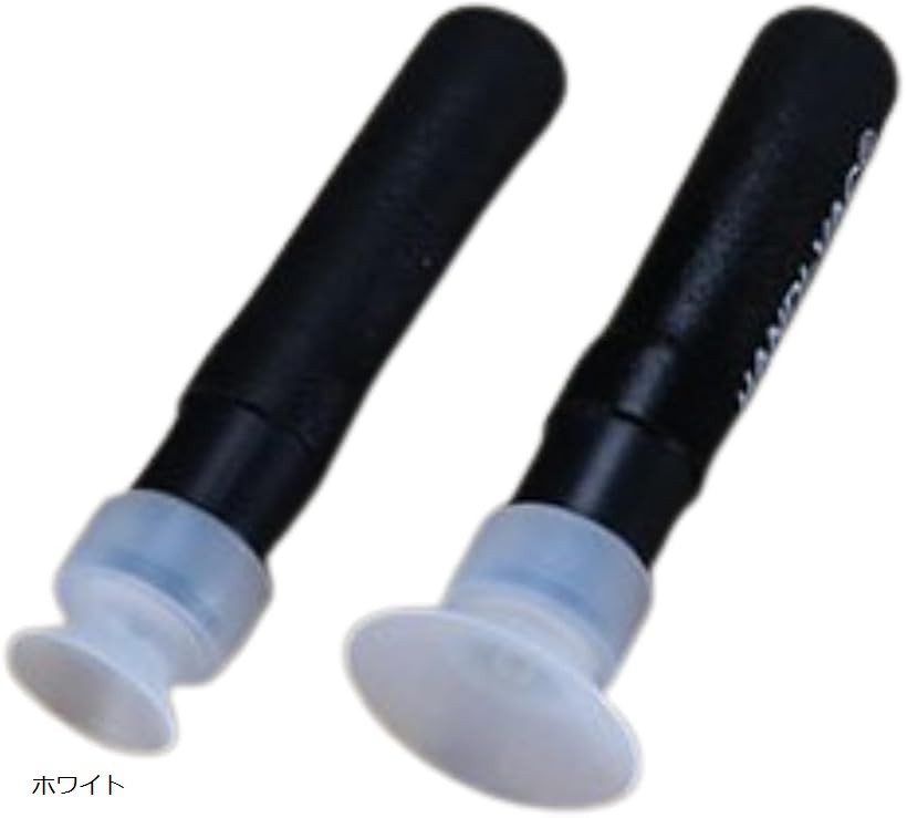 レンズペン レンズサッカー 吸盤ペン 静電気防止 カメラレンズ メンテナンス クリーニング 約20mm 約30mm 2種セット 指紋防止 携帯用 (ホワイト)