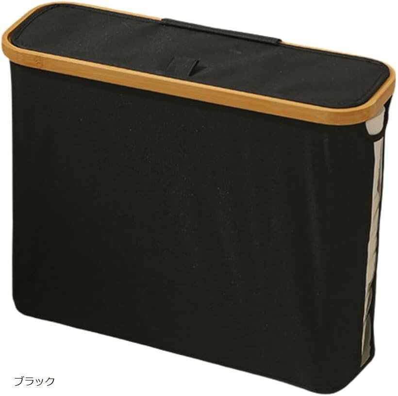 其它 - トイレットペーパー 収納 蓋付き ストッカー ケース スリム 12ロール収納 トイレ収納ボックス 北欧風 おしゃれ トイレットペーパー置き すき間収納 26L 大容量 (ブラック, ワンサイズ)