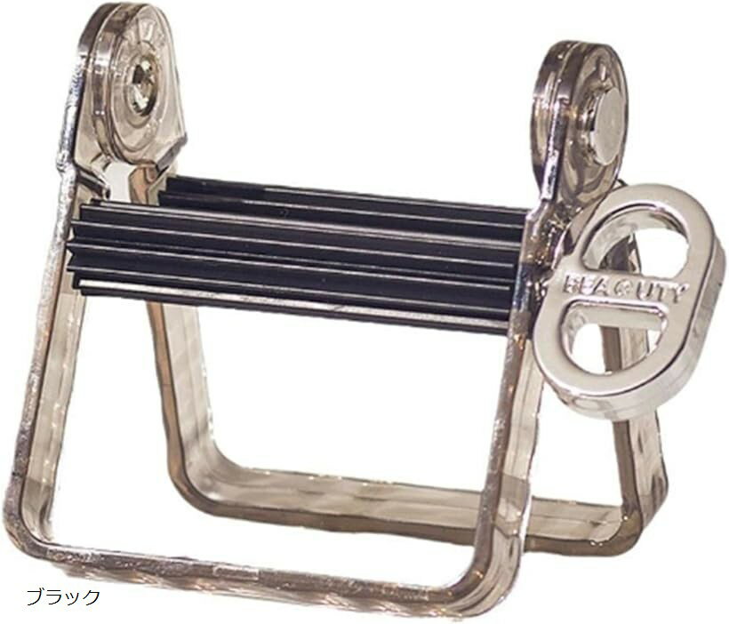 チューブ絞り器 プラスチック製 アルミチューブ対応 歯磨き粉 ハンドクリーム ヘアカラー 化粧品 調味料 サロン シャンプー トリートメント (ブラック)