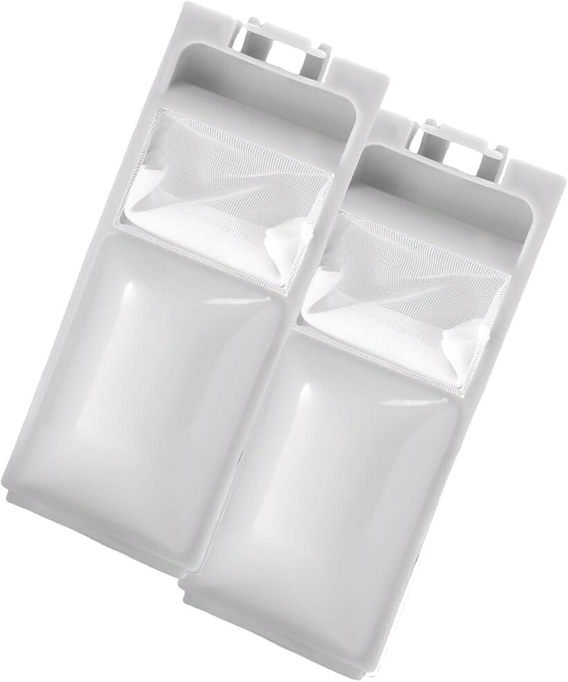 互換品 LINT-50 糸くずフィルター ハイアール jw-c55d JW-C55A 洗濯機糸くずフィルター 0030205058 jw-c45d (グレー, 2個)