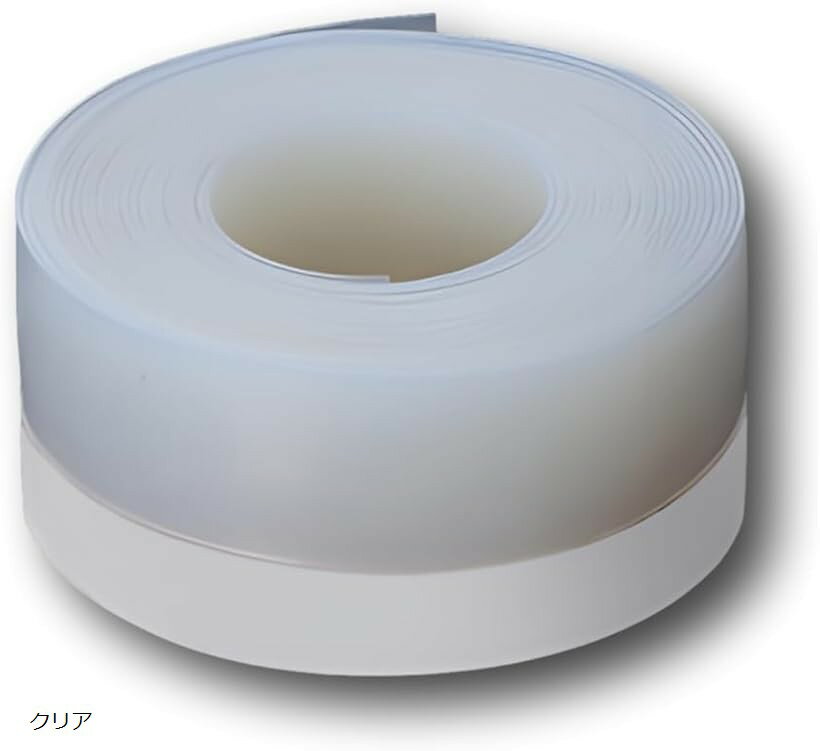 隙間テープ 5m 防虫 防風 ドア用 (クリア, ワンサイズ)