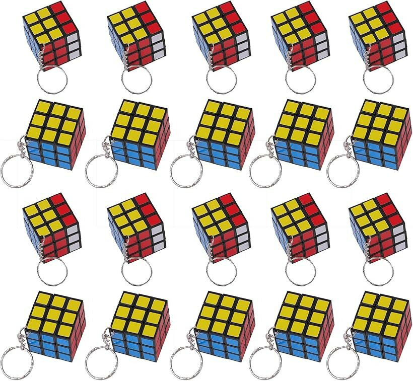 ミニキューブキーホルダー 48個セット 立体パズル おもちゃ 景品