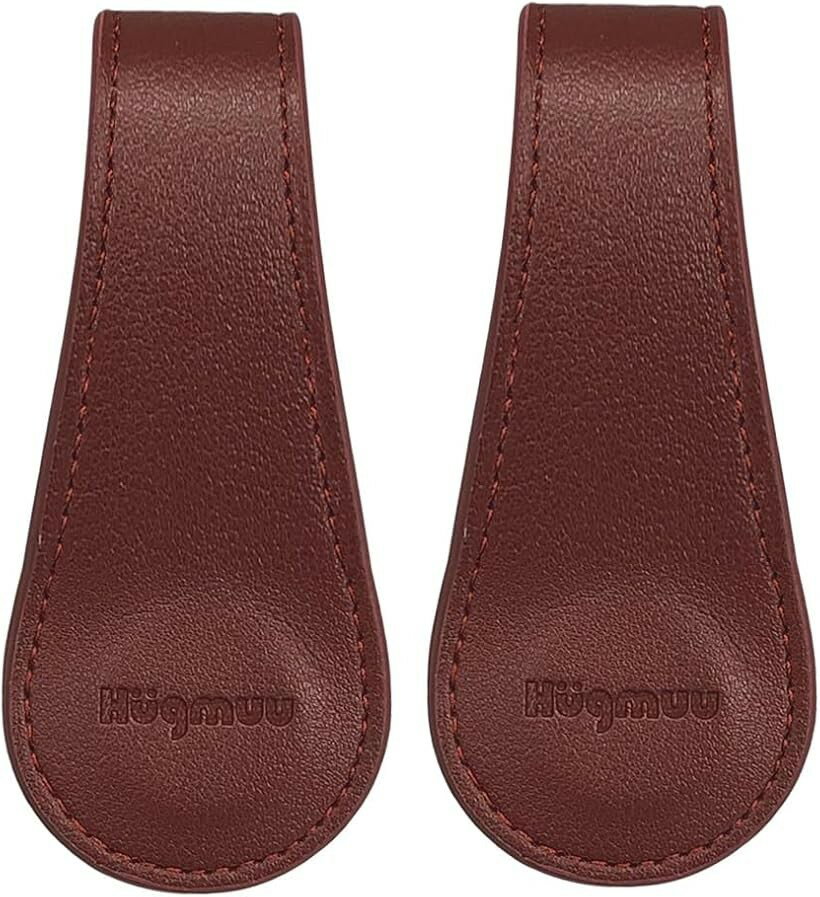 ブランケットクリップ ベビーカー 2個セット ホルダー フック マグネット Hugmuu ハグムー (Brown, L)