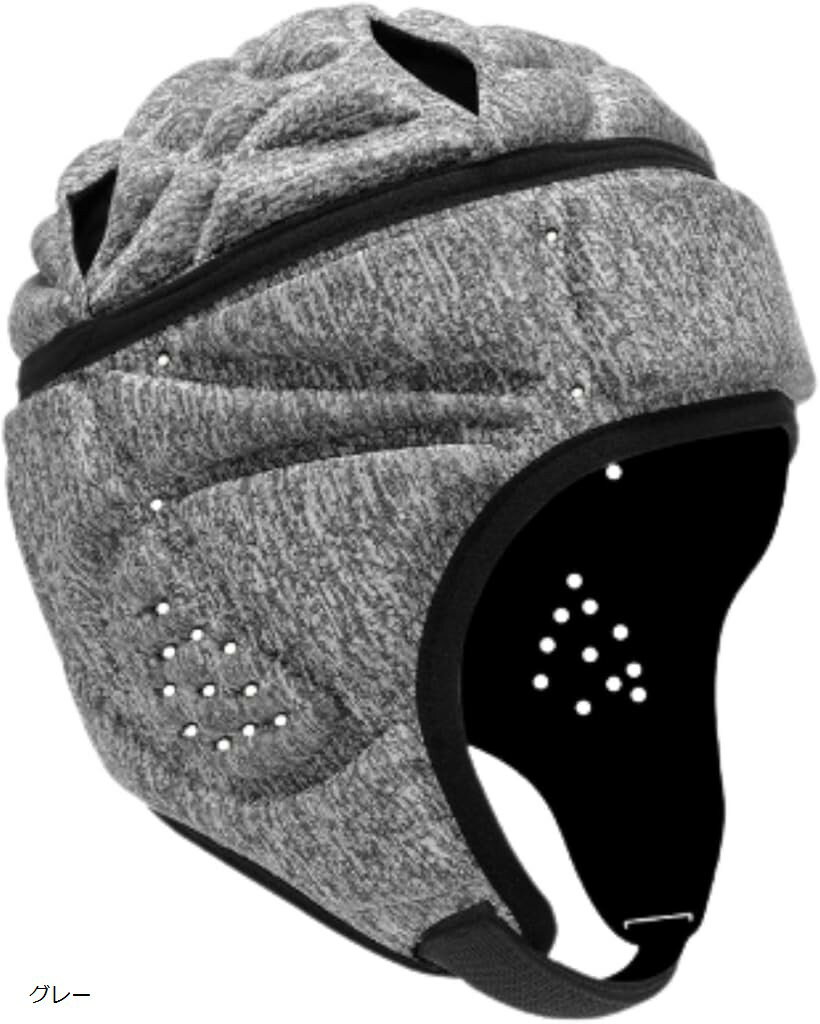 バリエーションコード : 2buxlut0su商品コード2buxluhpjc商品名ヘッドキャップ ラグビー ヘッドギア 大人用 スポーツ 運動 部活 頭部保護ブランドAll Trustカラーグレー「頭部をしっかり保護する高い衝撃吸収性」厚み...