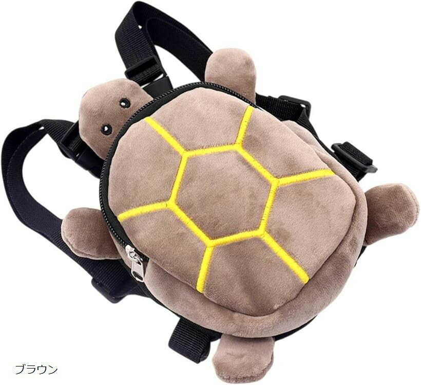 ペット リュック 亀 小型犬 ハーネス 調節可能 お出かけ 散歩 カメ ポーチ 小動物 雑貨 小物 犬用 バッグ (ブラウン)