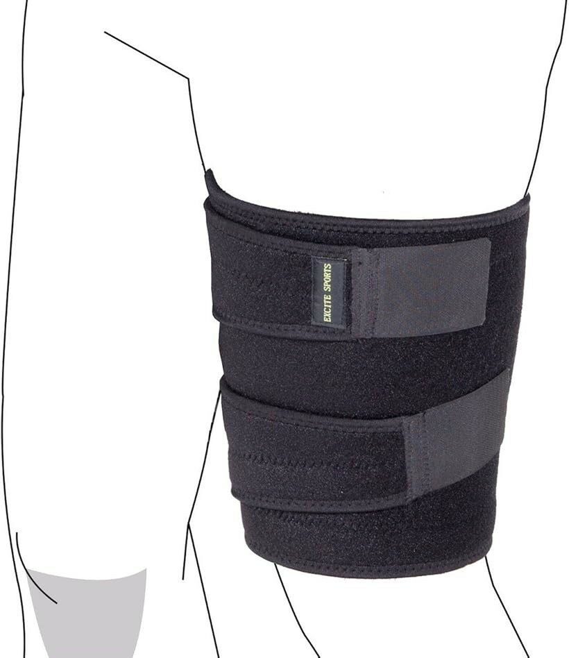 整体師監修EXCITESPORTS 太ももサポーター 強力固定＆高通気で快適サポート ハムストリングス保護 痛み..