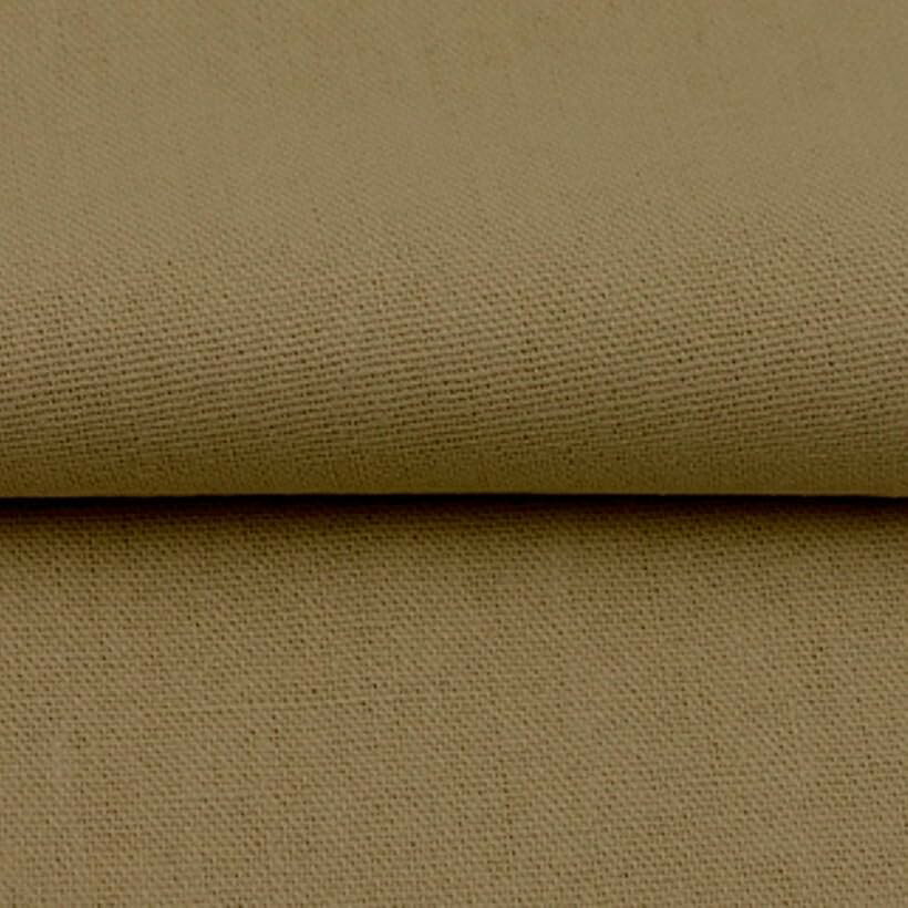 手芸用 綿 麻 生地 カラー 幅1.5mx5m 無地 単色 布 コットンリネン (ライトブラウン)