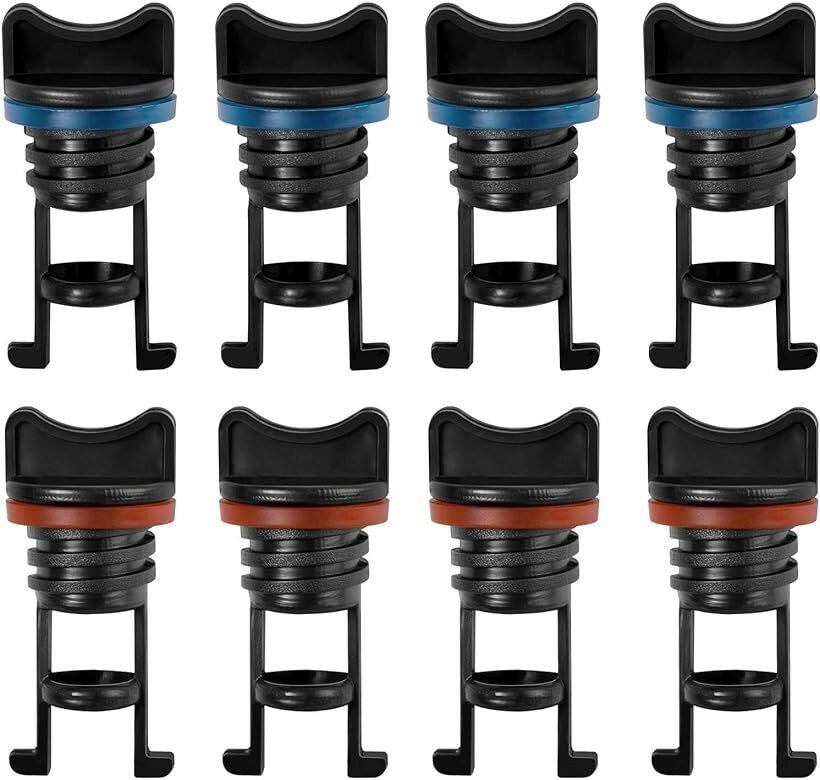 カヤック 排水プラグ カバー 防水ゴムパッキン付 8個入り ネジドレンストッパー 船...
