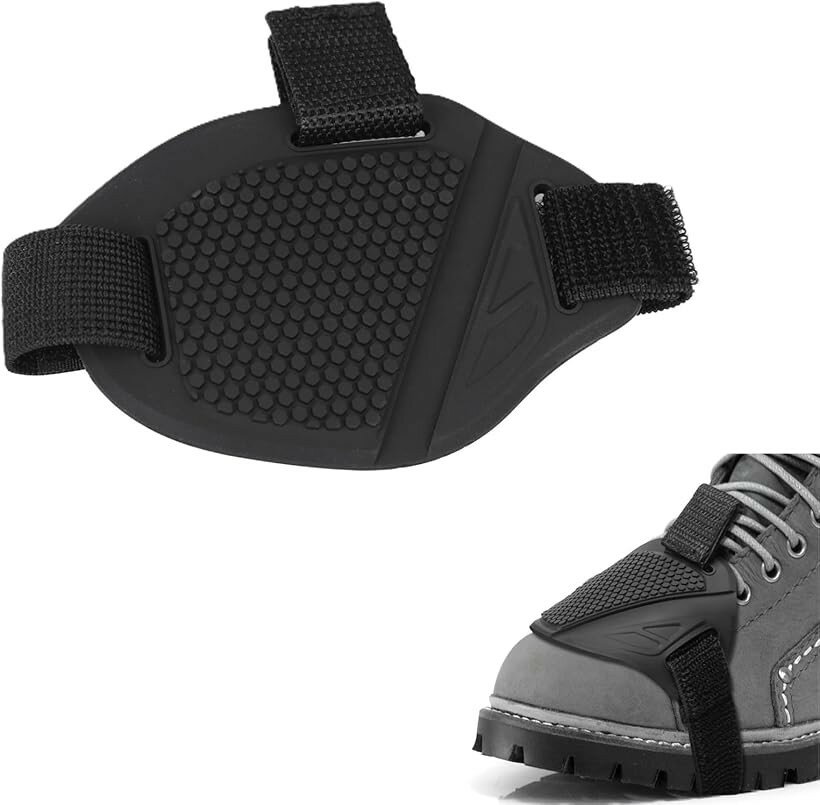 シフトガード バイク用 プロテクターパッド 1個入り ゴム材質 保護カバー 耐摩耗性向上 シフトパッ ...