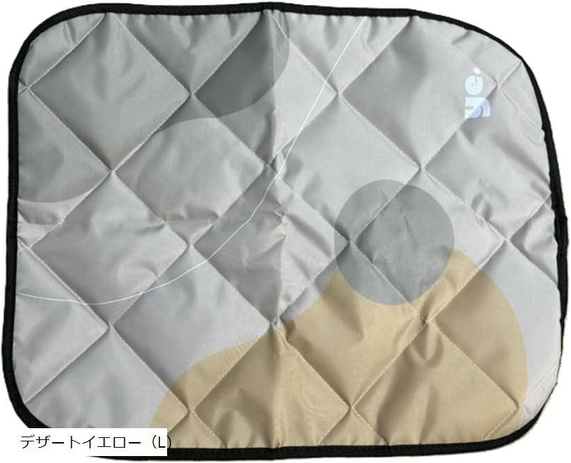 ペット用マット 防水・防湿フロアマット キルティング加工 (デザートイエロー, L)