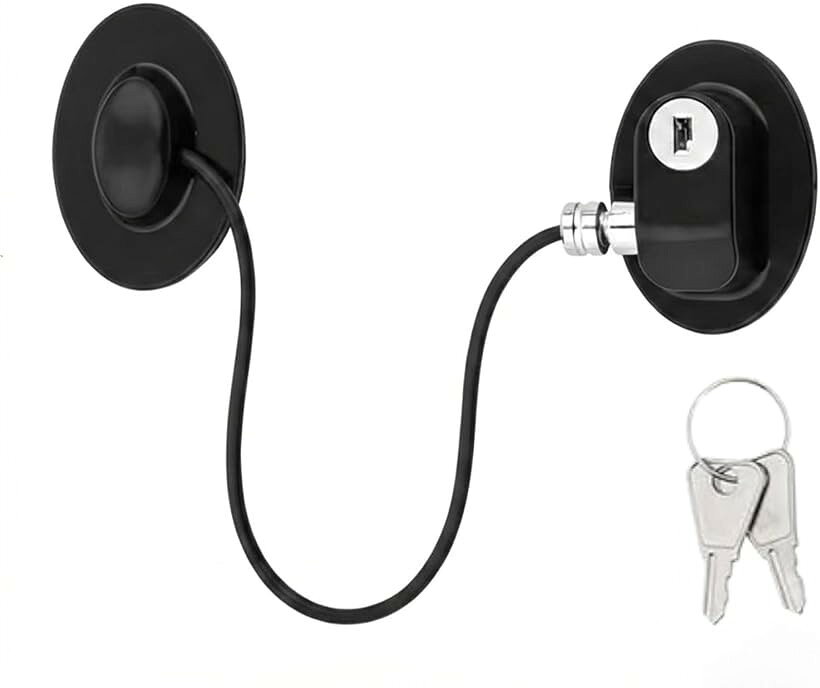 商品コード2br32jovvk商品名ドアロック 後付け 鍵付き 室内 鍵 チャイルドロック 補助錠 ロック 引き出し 防犯 窓 冷蔵庫 子供 ペット 取付簡単 強力粘着ブランドAurenneカラーブラック「工具不要で簡単取り付け」 3M製の強力両面テープを採用し、穴あけ不要で誰でも簡単に設置可能。冷蔵庫や収納棚などに手軽に取り付けできます。「鍵付きでしっかりロック」 付属のキーで施錠できるため、お子様やペットのいたずら防止、防犯対策としても安心して使用できます。「後付け対応で幅広く使える」 引き戸・観音開き・冷蔵庫など、さまざまな扉に対応。賃貸住宅でも使いやすい後付けタイプです。軽量でシンプルなデザインなので、インテリアの雰囲気を損なわず自然になじみます。「商品詳細」・取付方法：3M製強力両面テープ（工具不要） ・対応場所：冷蔵庫／収納棚／引き戸／観音開き扉 など ・セット内容：ロック本体x1、交換用両面テープx2、キーx2※ 他ネットショップでも併売しているため、ご注文後に在庫切れとなる場合があります。予めご了承ください。※ 品薄または希少等の理由により、参考価格よりも高い価格で販売されている場合があります。ご注文の際には必ず販売価格をご確認ください。※ 沖縄県、離島または一部地域の場合、別途送料の負担をお願いする場合があります。予めご了承ください。※ お使いのモニタにより写真の色が実際の商品の色と異なる場合や、イメージに差異が生じることがあります。予めご了承ください。※ 商品の詳細（カラー・数量・サイズ 等）については、ページ内の商品説明をご確認のうえ、ご注文ください。※ モバイル版・スマホ版ページでは、お使いの端末によっては一部の情報が表示されないことがあります。すべての記載情報をご確認するには、PC版ページをご覧ください。