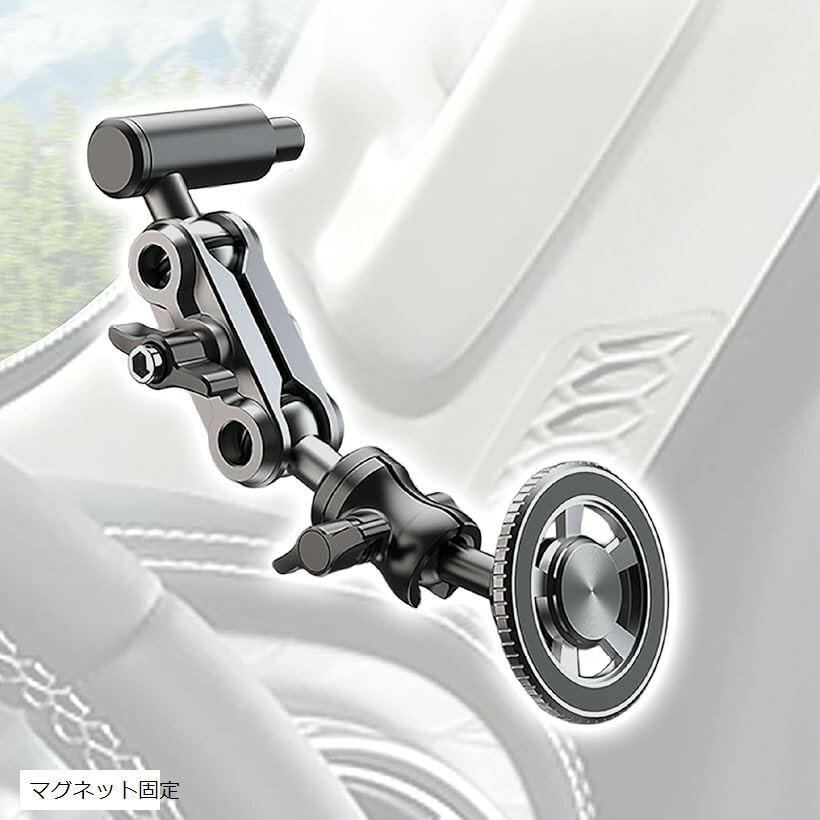 スマホホルダー アシストグリップ用 車載 Aピラー 360度回転 脱落防止 ハイエース ランクル 軽トラ トラック用