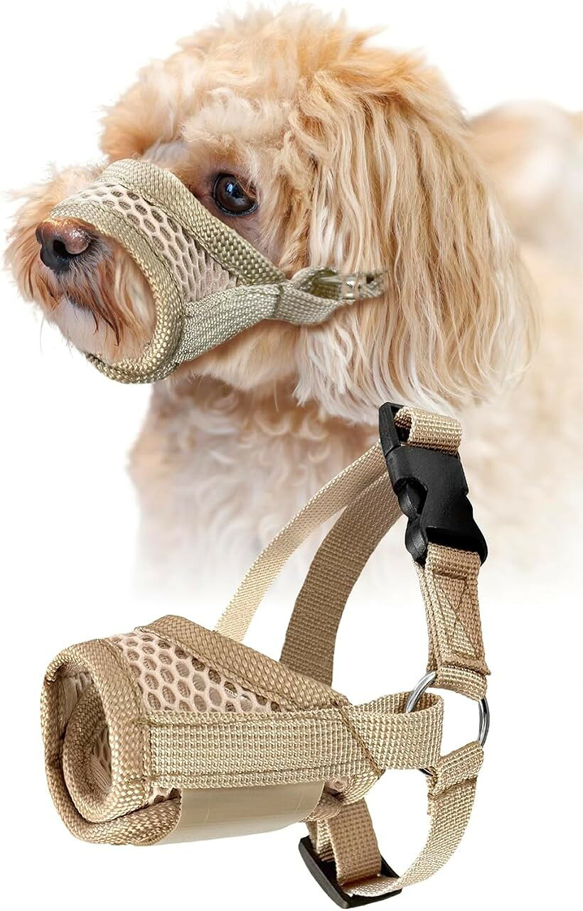 バリエーションコード : 2b9xvqq0wr商品コード2b9xvri0py商品名犬 口輪 小型犬 獣医師監修 優しく包む口輪メッシュ生地 噛みつき防止ブランドETLIFEカラーブラウンサイズ等XXSペット用品専門会社 x 獣医師が開発 ： 優しく包む犬用口輪。口輪のデザインを柔らかに、周囲からの印象も柔らかに。愛犬に優しい素材で開発しました。自然な色合いで柔らかなデザイン ： 口輪は「周囲からの理解」が肝心。お散歩、病院、トリミングで口輪付けると周りが怖がってしまう。そんな声から、周囲からの印象も柔らかになる可愛い自然なデザインを目指しました。愛犬にも優しい口輪 ： 思いやりは愛犬にも伝わるからしっかりメッシュ生地と鼻先ふんわりクッションでふわっと包みこむ思いやり構造。テープは触ってもチクチクしない、毛もつきにくいペット仕様です。独自開発 三点で固定で外れにくい。 ： 首輪のような構造を一部に採用し簡単に取れにくいです。吠え癖や噛み癖の躾をしっかりサポートします。口輪選びはサイズが命 ： 口輪の長さ以外はすべての箇所のサイズを調整できます。小型犬～大型犬まで1mm単位で調整可能です。細かなサイズはしっかりとサイズチャートを元にご購入前に必ずご確認ください。※ 他ネットショップでも併売しているため、ご注文後に在庫切れとなる場合があります。予めご了承ください。※ 品薄または希少等の理由により、参考価格よりも高い価格で販売されている場合があります。ご注文の際には必ず販売価格をご確認ください。※ 沖縄県、離島または一部地域の場合、別途送料の負担をお願いする場合があります。予めご了承ください。※ お使いのモニタにより写真の色が実際の商品の色と異なる場合や、イメージに差異が生じることがあります。予めご了承ください。※ 商品の詳細（カラー・数量・サイズ 等）については、ページ内の商品説明をご確認のうえ、ご注文ください。※ モバイル版・スマホ版ページでは、お使いの端末によっては一部の情報が表示されないことがあります。すべての記載情報をご確認するには、PC版ページをご覧ください。