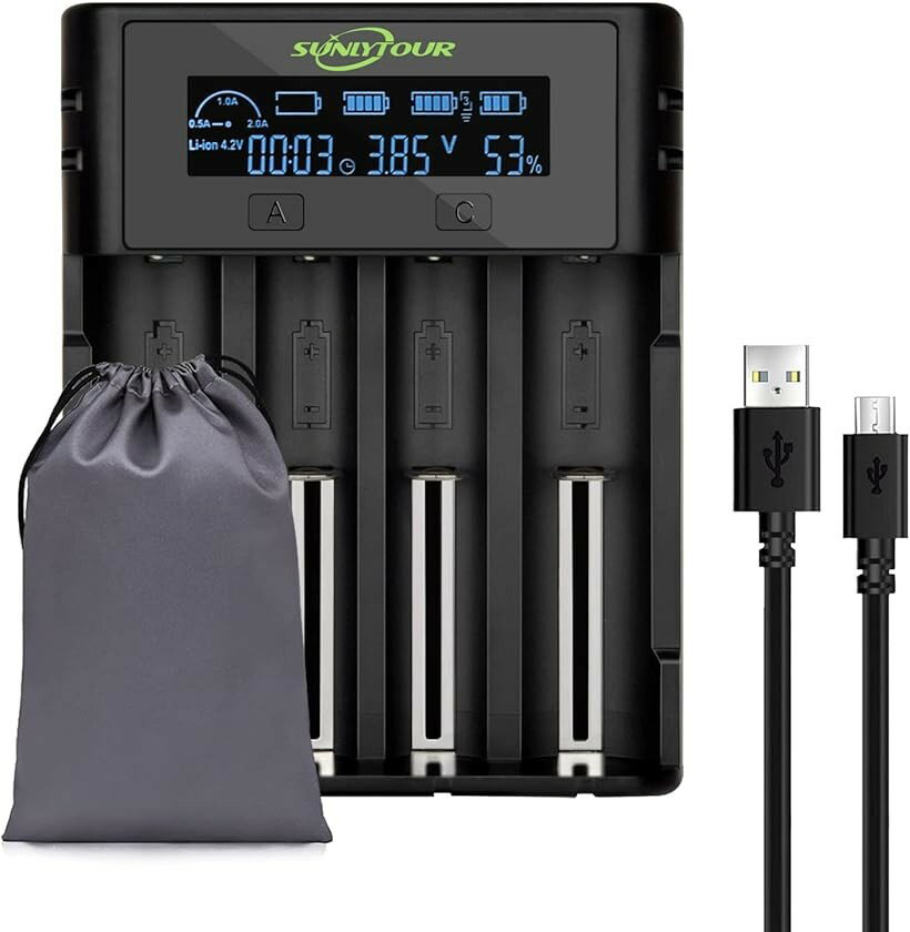 商品コード2b4ri3khjf商品名4ソケット 21750 21700 バッテリ充電器 ニッケル水素AA 18650充電器21700 20700 22700 22650 2650 26700 16340 RCR 12317670 PCB保護シート付きバッテリブランドSUNLYTOURカラーブラック///ホワイト＊1.「お知らせ」充電する前に、電池が正常であることを確認してください。外観や電極板が破損している場合は、充電しないでください。この充電器はCR 123、CR 123 A電池の充電はできません。1.5 Vリチウムイオン電池の充電もできません。充電を試みないでください。＊ 2. 「便利」この充電器には75 mmスロットがあり、75 mm以下の電池に対応できます。例えば、21750 21700 20700 26700 26650 18650電池はPCB保護板付きです。だからあなたのled懐中電灯の電池と他の家電製品を充電することができます。＊ 3. ［互換性］このスマートUSBバッテリ充電器は、1.2 Vニッケル水素ニッケルカドミウムAAAAAAC SC F 6リチウムイオンIMR INR ICR 21750 18650 20700 21700 22700 26700 26700 10440 14500 14650 16340（RCR 123）16650 17500 17650 17670 18350 18490 18500充電可能バッテリに対応しています。＊ 4.「独自設計」このバッテリー充電器は高規格設計で、4つの独立したスロットがあり、自由に調整でき、長さの異なるバッテリーを充電することができ、非常に便利で効果的です。＊ 5.「インテリジェント保護」独自のリバース接続保護効果があり、インテリジェントチップがあなたの設備を護衛する。充電がいっぱいになると、スマートテクノロジーに基づいて充電を停止します。※ 他ネットショップでも併売しているため、ご注文後に在庫切れとなる場合があります。予めご了承ください。※ 品薄または希少等の理由により、参考価格よりも高い価格で販売されている場合があります。ご注文の際には必ず販売価格をご確認ください。※ 沖縄県、離島または一部地域の場合、別途送料の負担をお願いする場合があります。予めご了承ください。※ お使いのモニタにより写真の色が実際の商品の色と異なる場合や、イメージに差異が生じることがあります。予めご了承ください。※ 商品の詳細（カラー・数量・サイズ 等）については、ページ内の商品説明をご確認のうえ、ご注文ください。※ モバイル版・スマホ版ページでは、お使いの端末によっては一部の情報が表示されないことがあります。すべての記載情報をご確認するには、PC版ページをご覧ください。注意：充電する前に、電池が正常であることを確認してください。外観や電極板が破損している場合は、充電しないでください。ご注意：ニッケル水素電池の場合、電池が満充電になった場合、直ちに電源を切ることをお勧めしますこの充電器はCR 123、CR 123 A電池を充電することはできません。1.5 Vリチウムイオン電池を充電することもできません。充電を試みないでください。この充電器には75 mmスロットがあり、75 mm未満のバッテリに対応できます。21750 21700 20700 26700 26650 18650バッテリPCB保護板付きSUNLYTOUR汎用4槽21700電池充電器互換性：1.2V MH/Ni CD:AA/AAA/AAA/C/SC/F6＜2＞3.6 V／3.7 Vリチウムイオン／IMR／INR／ICR（≦75 mm）：3.6 V/3.7 V 10440/1450/14650/RCR 16340/1650/17500/17650/17670/18350/18490/18500/186502070021700227002670021750（≦75 mm）パラメータ：入力電源：DC 5 V 2 A出力：リチウムイオン：直流5 V 2 Aニッケル水素電池：0.5 Aサイズ：120 mmx95 mmx30 mm重量：137 gセットには が含まれます1xSUNLYTOUR汎用4スロット21700バッテリ充電器1xマイクロUSBケーブル1xType-Cケーブル1xユーザーマニュアル