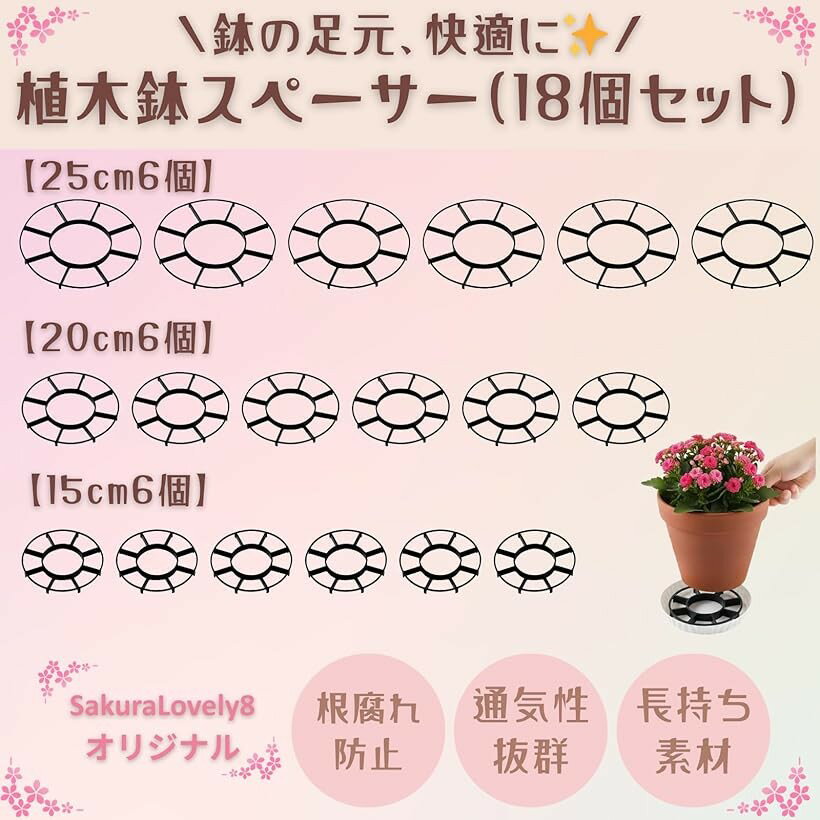 【楽天ランキング1位入賞】鉢底ネット 植木鉢 受け皿 スペーサー 根腐れ防止 観葉...