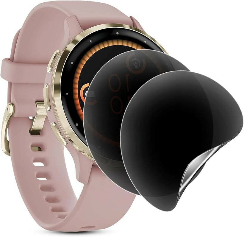 覗き見防止フィルム 2枚セット For GARMIN ガーミン Venu 3 専用 保護効果 覗き見防止機能 TPU素材 気泡・指紋防止 傷つきにくい 対応 貼り付け簡単 (MJO-JAC-C002)