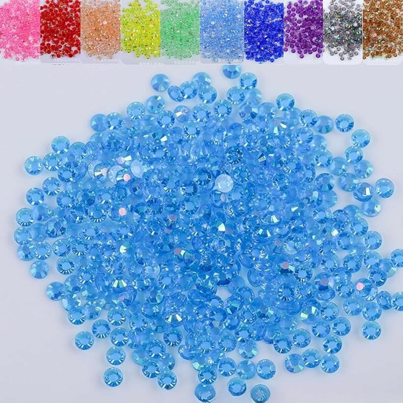 Other - ラインストーン 1000粒 透明クリア うちわデコ (アクア, 2mm)
