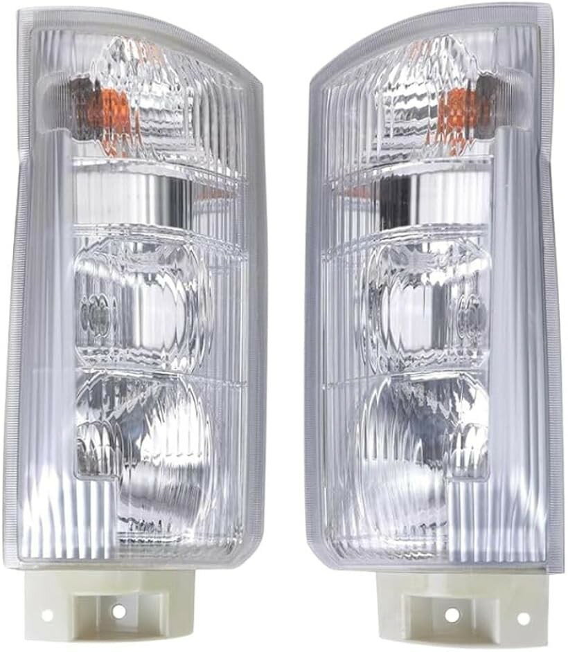 互換品 07エルフ コーナーランプ 左右セット 12V クリアレンズ フロント コーナーライト いすゞ アトラス コンドル タイタン 交換 補修 トラック 純正タイプ 社外品 (クリア)