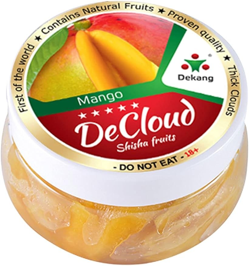 DeCloud 天然糖蜜Fruit Herbal Hookah Shisha Flavors Molasses 50-Gram NO Nicotine Tobacco フルーツフレーバー糖蜜- ニコチンなし (青)