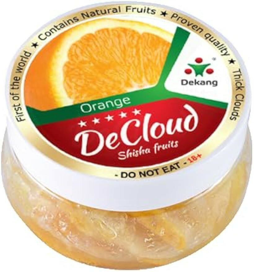DeCloud 天然糖蜜Fruit Herbal Hookah Shisha Flavors Molasses 50-Gram NO Nicotine Tobacco フルーツフレーバー糖蜜- ニコチンなし (青)