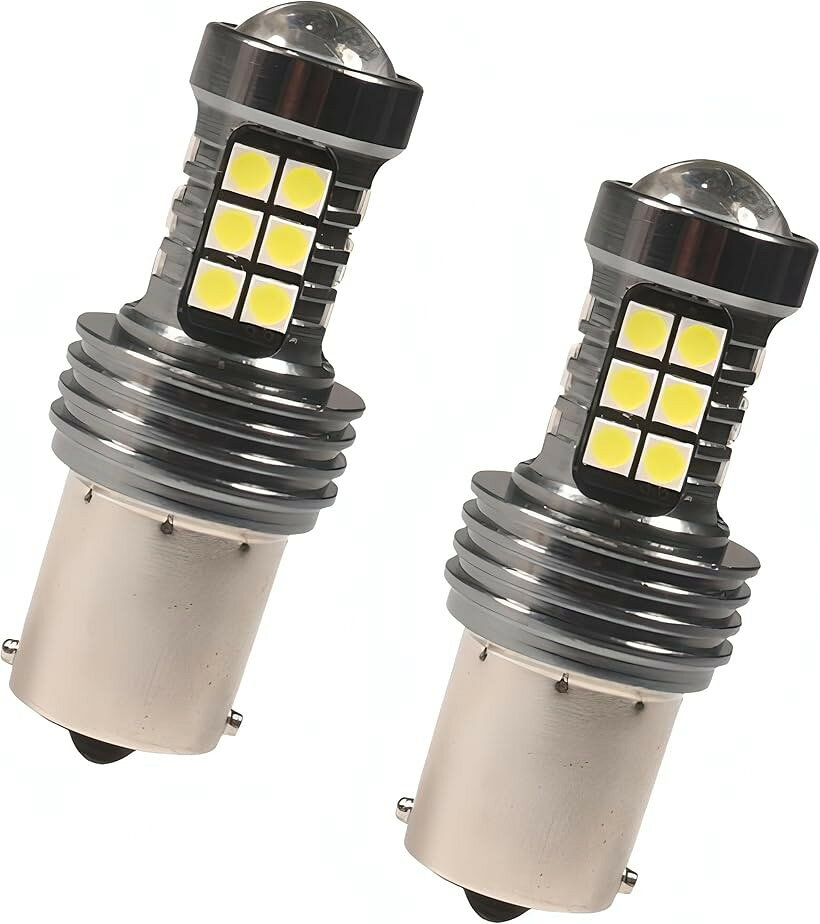 24V S25 シングル 1156 LEDバルブ ホワイト バックランプ 三回点滅 高輝度 トラッ...