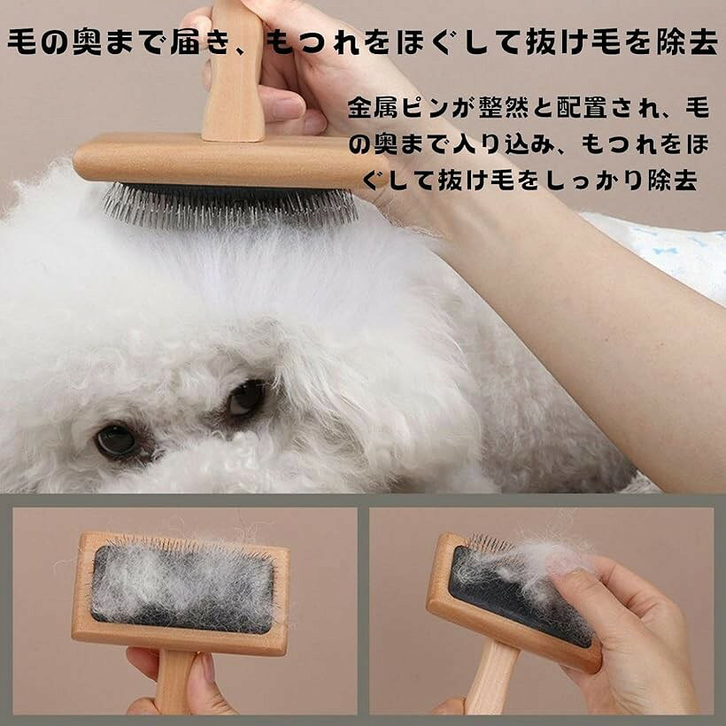 HOTQ 羊毛ブラシ ウール 羊毛フェルト カーディング ードル 木製 ニードル 2個セット (イエロー, 15.2 x 10.2 x 4.6 cm) horiku-10331235 ホリック サンプル画像3