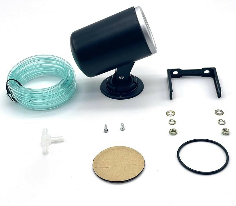 互換品モデルノ ラ テール ブースト計 52mm 機械式 取付簡単 LED搭載 汎用 ターボ車用 追加メーター 自動車用 95-406-BM Aタイプ