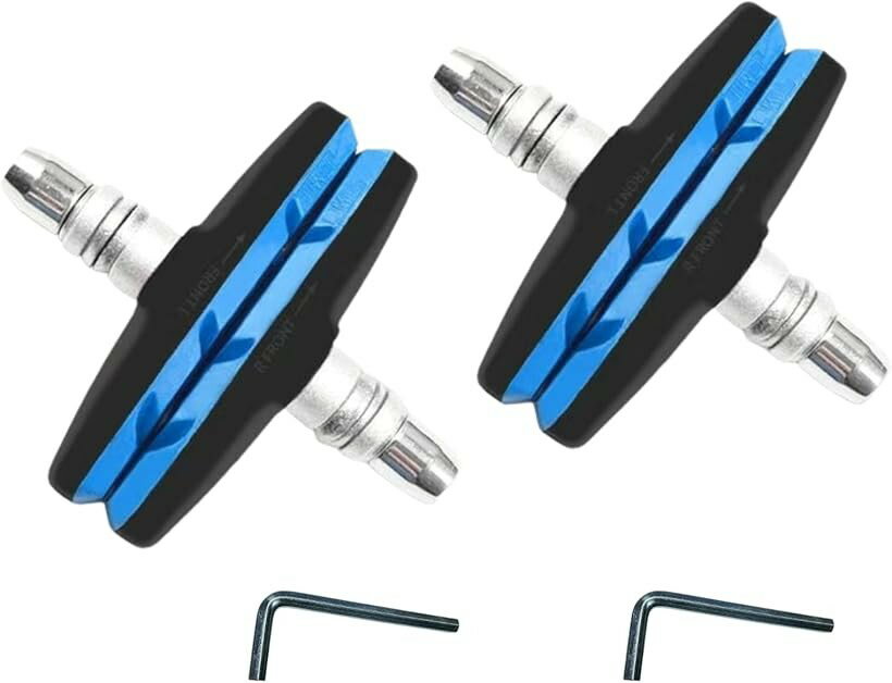 バリエーションコード : 2brc1v6wg2商品コード2brc1l686q商品名ブレーキシュー 2組セット Vタイプ ブレーキパッド 全天候型 消音 耐久 マウンテンバイク ロードバイク 用 左右別設計ブランドNASSIAカラーブルーサイズ等写真通り「全天候型」このブレーキシューは、雨の日でもしっかりとした制動力を発揮します。どんな天候でも安心してライドを楽しむことができ、急な天候の変化にも対応可能です。これにより、あなたのサイクリング体験がより安全で快適になります。「消音設計」ブレーキをかけたときの不快な音を最小限に抑える設計です。静かな走行を実現し、周囲の環境を気にせずに自転車を楽しむことができます。これにより、ストレスフリーなライディングが可能になります。「高品質＋耐久性」無害な天然ゴム材料を採用し、摩擦・高温に強く、消音効果にも優れ、車輪（リム）を傷つけない仕様を実現。「左右別設計」 ブレーキシューには左右の識別マークがあり、取り付けがより簡単でスムーズです＊注意ください＊ ・写真の写り方により、実際の商品と異なって見える場合がございます。・サイズにつきましては若干の誤差が生じる場合がございます。・生産時期により、商品のデザインが若干異なる場合がございます。上記予めご了承の上お買い求めくださいませ。※ 他ネットショップでも併売しているため、ご注文後に在庫切れとなる場合があります。予めご了承ください。※ 品薄または希少等の理由により、参考価格よりも高い価格で販売されている場合があります。ご注文の際には必ず販売価格をご確認ください。※ 沖縄県、離島または一部地域の場合、別途送料の負担をお願いする場合があります。予めご了承ください。※ お使いのモニタにより写真の色が実際の商品の色と異なる場合や、イメージに差異が生じることがあります。予めご了承ください。※ 商品の詳細（カラー・数量・サイズ 等）については、ページ内の商品説明をご確認のうえ、ご注文ください。※ モバイル版・スマホ版ページでは、お使いの端末によっては一部の情報が表示されないことがあります。すべての記載情報をご確認するには、PC版ページをご覧ください。