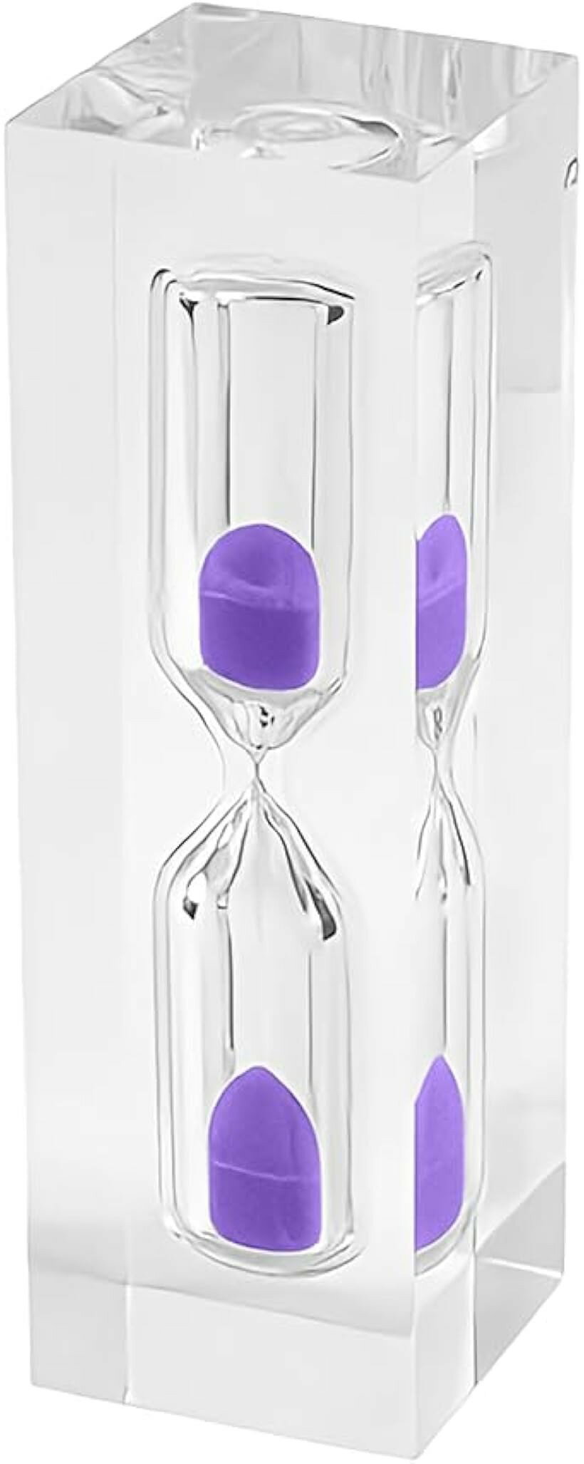 Alessi - サウナ 時計 アクリル 砂時計 防水時計 お風呂用 軽量 コンパクト サウナグッズ 歯みがきタイマー 時間管理 おしゃれ (パープル, 10分)