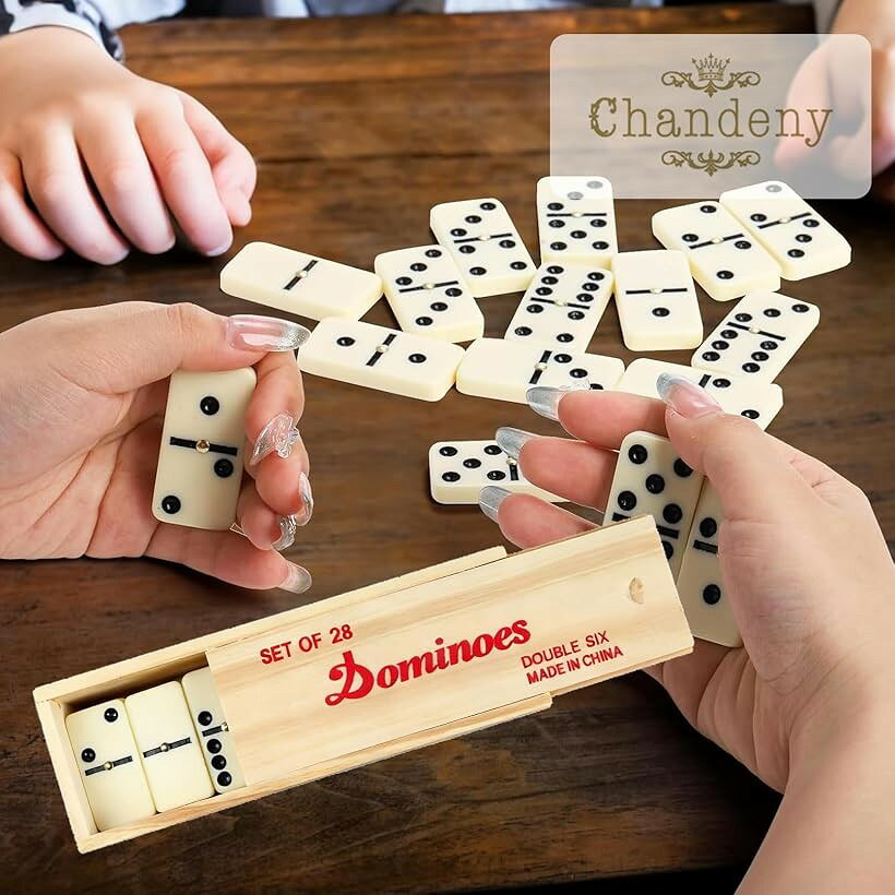 【楽天ランキング1位入賞】ドミノ ゲーム クラシック 専用ケース付 持ち運び可能 ...