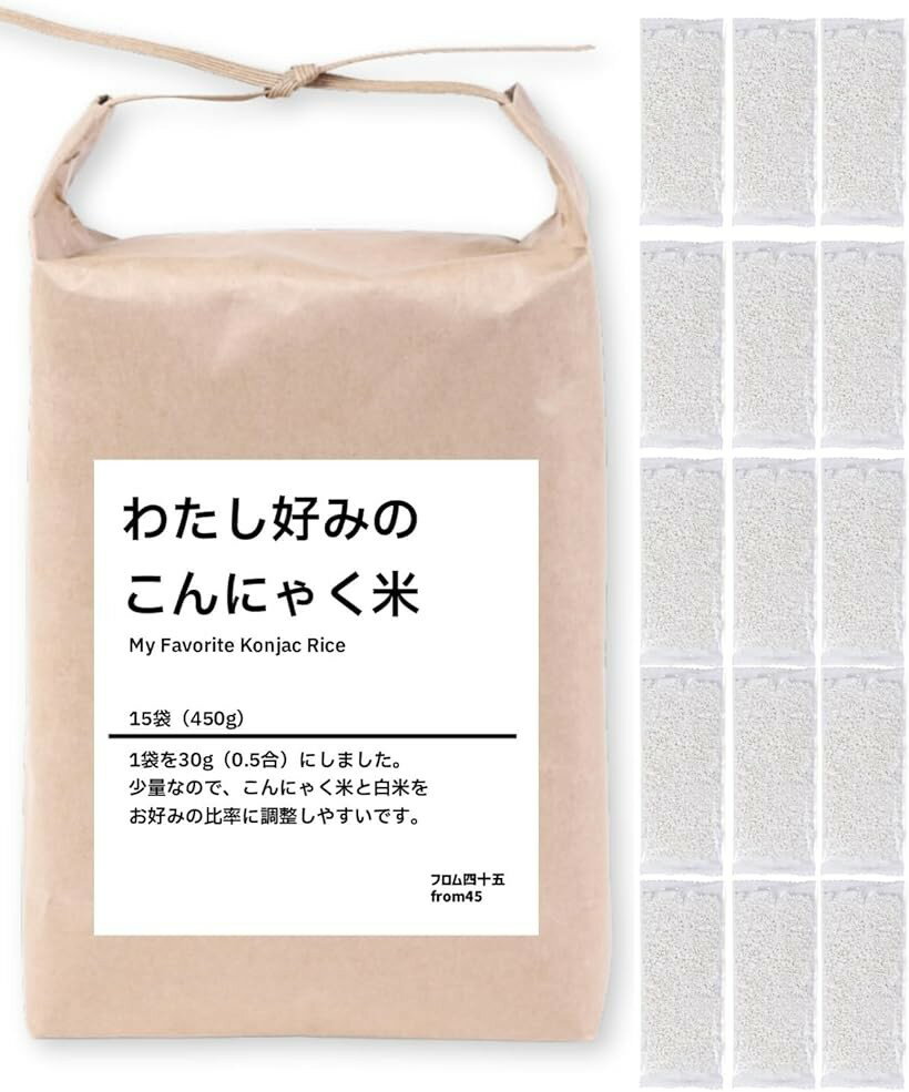 わたし好みのこんにゃく米 (30gx15袋)