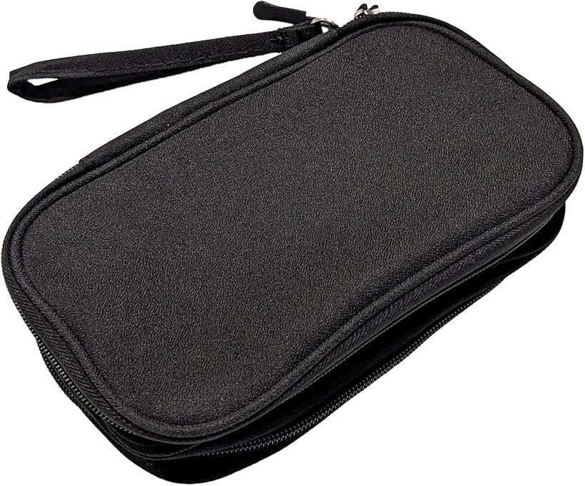 ガジェットポーチ ガジェットケース 小物入れ 保管バッグ PC周辺小物入れ 収納 整理整頓 持ち運び 水濡れ防止 旅行 出張 (ブラック, コンパクトサイズ) horiku-10339892 ホリック パッケージ画像