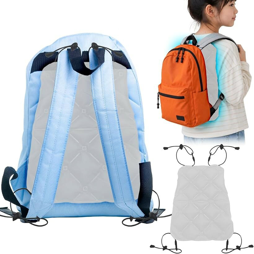 バリエーションコード : 2bkfr4futp商品コード2bkfr53w58商品名リュック用 冷却パッド ランドセル 暑さ対策 ひんやり 冷感マット 熱中症対策ブランドsac taskeカラーホワイト冷却パッドは、リュックやランドセルに簡単装着できる暑さ、熱中症対策グッズ。28℃以下で自然凍結するPCM素材を採用し、繰り返し使えて経済的。背中の熱やムレを軽減し、暑い季節もひんやり涼しく快適に過ごせます。使い方は簡単。冷感マット本体を28℃以下の場所に置けば自然凍結、冷蔵庫で冷やすだけ。リュックやランドセルの背中が当たる場所にフックで固定、ベルトで長さを調節できます。体感温度を下げひんやり快適。冷感パッドは、何度も使えてエコ。通学、通勤、旅行、アウトドア、お出かけ、レジャー、登山、キャンプなど幅広いシーンで活躍。ベビーカーや車のシートに設置もおススメ。背中の暑さや蒸れを防ぎます。コンパクトで持ち運びしやすい。クールパッドは、お手入れ簡単水洗い可能。猛暑、酷暑対策の便利グッズ。体感温度を下げてひんやり心地よく。クーラーが苦手な人、高齢者、ペット、赤ちゃんにも。スポーツ観戦、フェス、屋外レジャーの熱中症対策におススメ。冷却パッド、タテ31x横24x厚さ0.7cm、ジェル部分PCM素材、表面TPU、カラビナ、ブラック、ブルー、ホワイト、男女兼用＊モニターの環境により、色の見え方に若干差が生じる場合がございます。※ 他ネットショップでも併売しているため、ご注文後に在庫切れとなる場合があります。予めご了承ください。※ 品薄または希少等の理由により、参考価格よりも高い価格で販売されている場合があります。ご注文の際には必ず販売価格をご確認ください。※ 沖縄県、離島または一部地域の場合、別途送料の負担をお願いする場合があります。予めご了承ください。※ お使いのモニタにより写真の色が実際の商品の色と異なる場合や、イメージに差異が生じることがあります。予めご了承ください。※ 商品の詳細（カラー・数量・サイズ 等）については、ページ内の商品説明をご確認のうえ、ご注文ください。※ モバイル版・スマホ版ページでは、お使いの端末によっては一部の情報が表示されないことがあります。すべての記載情報をご確認するには、PC版ページをご覧ください。