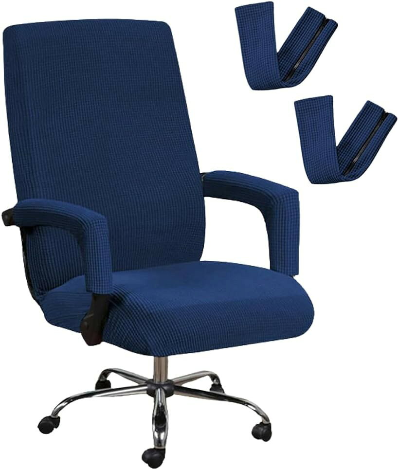 バリエーションコード : 2bkhyg6tx0商品コード2bkhyw09xy商品名オフィスチェアカバー フィット 椅子 ひじ掛けカバー付き デスクブランドideastoreカラーネイビー「新品同様の輝き」古くなった椅子も被せるだけで新品のように復活。傷や汚れを隠して、お部屋全体を明るく洗練された空間へと大変身させます。「快適な座り心地」優れた伸縮性とソフトな肌触りで、長時間座っても疲れにくい快適さを実現。上質な素材があなたのデスクワークを優しくサポートします。「大切な家具を守る」ペットの爪とぎや日々の摩耗から椅子を徹底ガード。お気に入りの家具を傷つける心配がなくなり、長く使い続けられます。「清潔をキープ」汚れても丸洗い可能なので、いつでも清潔な状態を維持。お手入れの手間を抑え、ゆとりのある暮らしを叶えます。※ 他ネットショップでも併売しているため、ご注文後に在庫切れとなる場合があります。予めご了承ください。※ 品薄または希少等の理由により、参考価格よりも高い価格で販売されている場合があります。ご注文の際には必ず販売価格をご確認ください。※ 沖縄県、離島または一部地域の場合、別途送料の負担をお願いする場合があります。予めご了承ください。※ お使いのモニタにより写真の色が実際の商品の色と異なる場合や、イメージに差異が生じることがあります。予めご了承ください。※ 商品の詳細（カラー・数量・サイズ 等）については、ページ内の商品説明をご確認のうえ、ご注文ください。※ モバイル版・スマホ版ページでは、お使いの端末によっては一部の情報が表示されないことがあります。すべての記載情報をご確認するには、PC版ページをご覧ください。