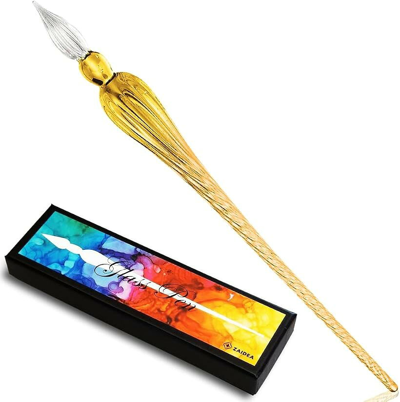 ガラスペン 金魚 インク ガラスペンの話 花かなで