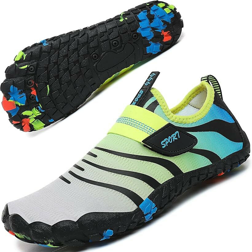 Kids' Water Shoes, Beach Sandals, for the Beach and Marine Sports (Blue Gray, 20.5 cm)