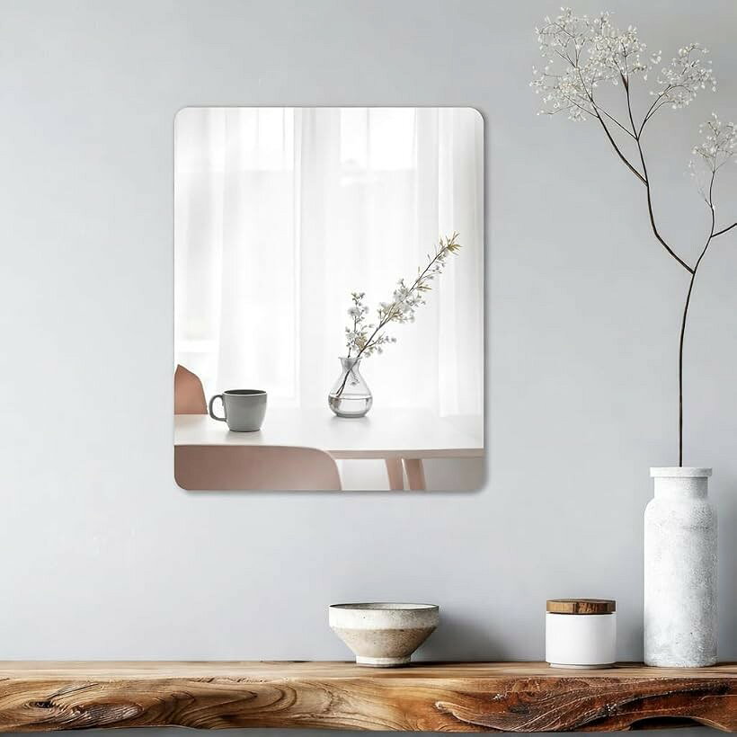 楽天市場】AHEART ココミラー 全身鏡 29x43㎝ (2枚セット)の通販
