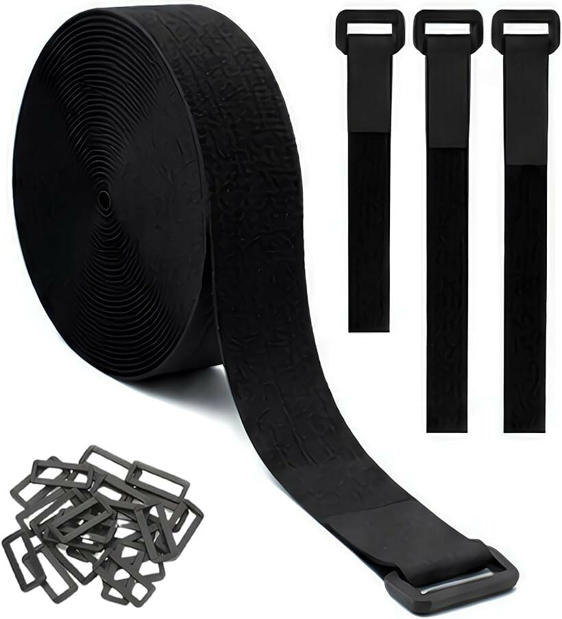 バリエーションコード : 2bkt3rg3ss商品コード2bkt3dlp1g商品名結束バンド 25mmx5m バックル25個付き DIY自由カット 調節可能 荷締めベルト 面ファスナー 配線整理 荷物梱包 収納ブランドNYANDELMOカラーブラックサイズ等25mmx5m「サイズ・バリエーション」 カラーはブラック、幅は2cm、2.5cm、3.8cm、5cmからお選びいただけます。長さは5m（バックル25個入り）または10m（バックル50個入り）をご用意。細めの配線整理から、荷物や収納用品の固定まで、用途に合わせて幅と長さを選べます。「自由カットで長さ調整」 必要な長さにハサミでカットして使える面ファスナー結束バンドです。ケーブル、コード、ホース、荷物など、まとめたい物の太さや量に合わせて調整しやすく、余った部分も少なくすっきり固定できます。「バックル付きで使いやすい」 付属のバックルに通して締めるだけで、荷締めベルトや固定ベルトのように使用できます。工具不要で取り付け・取り外しがしやすく、配線整理、荷物梱包、収納、DIY作業など日常のさまざまな場面で活躍します。「ナイロン製で繰り返し使える」 素材は丈夫なナイロン製。面ファスナーなので、一般的な使い捨てタイプの結束バンドと違い、取り外して再利用しやすい仕様です。家庭、オフィス、倉庫、作業場の整理整頓に便利です。「幅広い用途に対応」 コードをまとめるケーブルバンドとしてはもちろん、キャンプ用品、ヨガマット、傘、リュック、収納ケース、工具、荷物固定などにも使えます。ブラックカラーで目立ちにくく、家電周りや作業スペースにもなじみやすい結束テープです。※ 他ネットショップでも併売しているため、ご注文後に在庫切れとなる場合があります。予めご了承ください。※ 品薄または希少等の理由により、参考価格よりも高い価格で販売されている場合があります。ご注文の際には必ず販売価格をご確認ください。※ 沖縄県、離島または一部地域の場合、別途送料の負担をお願いする場合があります。予めご了承ください。※ お使いのモニタにより写真の色が実際の商品の色と異なる場合や、イメージに差異が生じることがあります。予めご了承ください。※ 商品の詳細（カラー・数量・サイズ 等）については、ページ内の商品説明をご確認のうえ、ご注文ください。※ モバイル版・スマホ版ページでは、お使いの端末によっては一部の情報が表示されないことがあります。すべての記載情報をご確認するには、PC版ページをご覧ください。