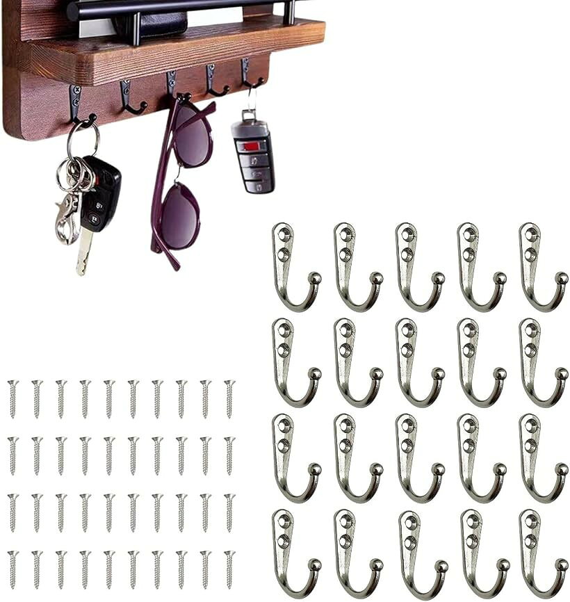 バリエーションコード : 2bu81u4nws商品コード2b99csci3t商品名壁掛けフック アンティークフック シルバー20個セット ネジ付き 壁掛け収納 荷物掛け 金具 コート掛け 帽子掛けブランドNYANDELMOカラーシルバーサイズ等20個「亜鉛合金の金属製フック」亜鉛合金製の壁掛けフックで、耐久性に優れています。錆や腐食が起きにくく、どこでも安心して使えます。「用途に合わせて選べるセット数」10個セットと20個セットをご用意。設置場所や使用量に合わせて、お好みのセット数をお選びいただけます。「家中いろいろな場所で活躍」玄関・洗面所・キッチン・寝室・オフィス・ガーデニングウォールなど、さまざまな場所で使えます。「掛け方いろいろ自由自在」コート、帽子、カバン、鍵、リードなどの掛け収納に便利で、用途は自由自在です。「選べる5色＆サイズ」ブラック・ホワイトに加え、アンティーク調のブロンズ、上品なゴールド、スタイリッシュなシルバーの全5色をご用意。インテリアやお好みに合わせてお選びいただけます。サイズ：13mmx42mm（＊詳細は画像にてご確認ください）。型番：ND-0046-R06-SV20※ 他ネットショップでも併売しているため、ご注文後に在庫切れとなる場合があります。予めご了承ください。※ 品薄または希少等の理由により、参考価格よりも高い価格で販売されている場合があります。ご注文の際には必ず販売価格をご確認ください。※ 沖縄県、離島または一部地域の場合、別途送料の負担をお願いする場合があります。予めご了承ください。※ お使いのモニタにより写真の色が実際の商品の色と異なる場合や、イメージに差異が生じることがあります。予めご了承ください。※ 商品の詳細（カラー・数量・サイズ 等）については、ページ内の商品説明をご確認のうえ、ご注文ください。※ モバイル版・スマホ版ページでは、お使いの端末によっては一部の情報が表示されないことがあります。すべての記載情報をご確認するには、PC版ページをご覧ください。